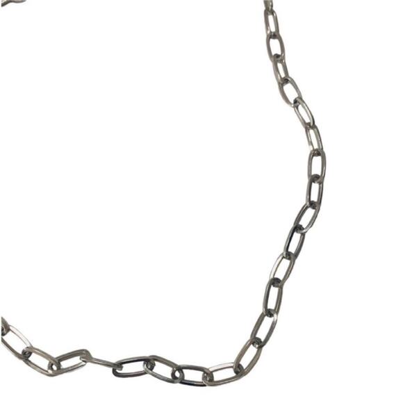 Silver Tone Chain Necklace - Picture 3 of 3